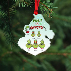 Gift For Family, Personalized Acrylic Ornament, Green Kids Ornament, Christmas Gift 02TOHN011123 - Ornament - GoDuckee