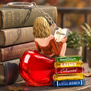 Book Lovers Acrylic Keychain - Personalized Gifts For Her 03ohta150826