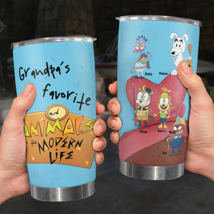 Personalized Gifts For Grandpa Tumbler 03HTMH290524 - Tumbler Cups - GoDuckee