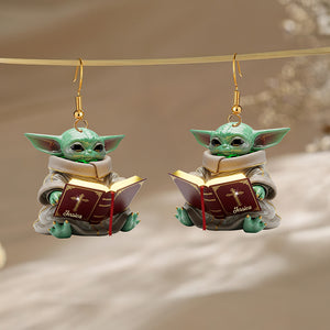 Baby Alien Acrylic Earrings – Personalized Gifts For Christians 03naqn090725 - Earrings - GoDuckee