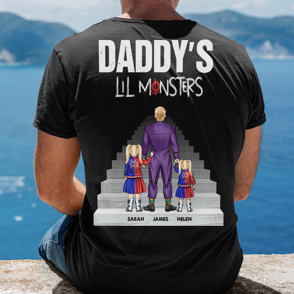Daddy's Lil Monsters, Personalized Shirt- GRER2005, 05huhn090523tm - Shirts - GoDuckee