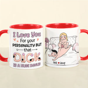 I Love You For Your Personality-Gift For Couple-Personalized Coffee Mug-Funny Couple - Coffee Mug - GoDuckee