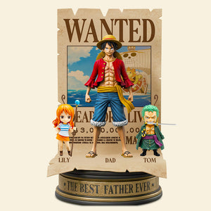 Wanted Dad Day Acrylic Plaque Personalized Gifts For Dad 03QHDT070525 - Shaped Plaques - GoDuckee