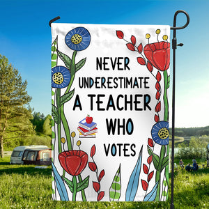 Personalized Gifts For Progressive Teacher Garden Flag 05qhdc120724 - Garden Flag - GoDuckee