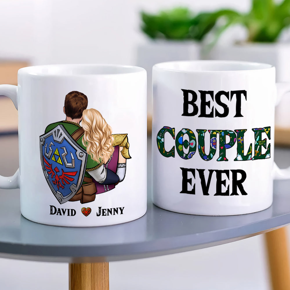 Romantic Couple, Best Couple Ever, Personalized Coffee Mug, Gifts For Couple, 02ohpo200723hh - Coffee Mug - GoDuckee