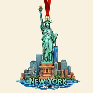 Personalized Christmas Gift - Iconic Destinations Ornament 01OHQN011025 - Ornament - GoDuckee