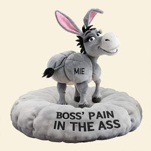 Fun Donkey Office Worker Pillow, Personalized Gifts For Coworker 03qhdt151125 - Pillow - GoDuckee