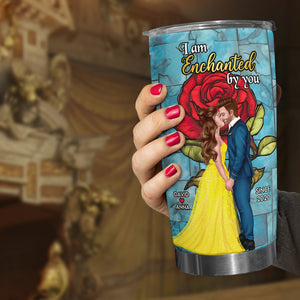 Personalized Gifts For Couple Tumbler I Am Enchanted By You - Tumbler Cups - GoDuckee