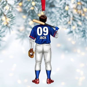 Personalized Gift For Baseball Batter Christmas Ornament 03ACTN141124TM - Ornament - GoDuckee