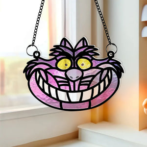 Gifts For Horror Cat Suncatcher Ornament 021namh300824 - Ornament - GoDuckee