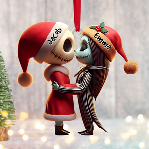 Personalized Gifts For Horror Couple Christmas Ornament 01OHPU131124 - Ornament - GoDuckee