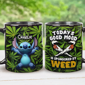 Happy Tropical Alien Coffee Mug - Personalized Gifts For Weed Lovers 02TODT090625 - Coffee Mug - GoDuckee