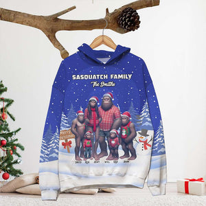 Personalized Gifts For Family, Bigfoot Family Christmas 3D Shirt 02OHLU081124 - AOP Products - GoDuckee