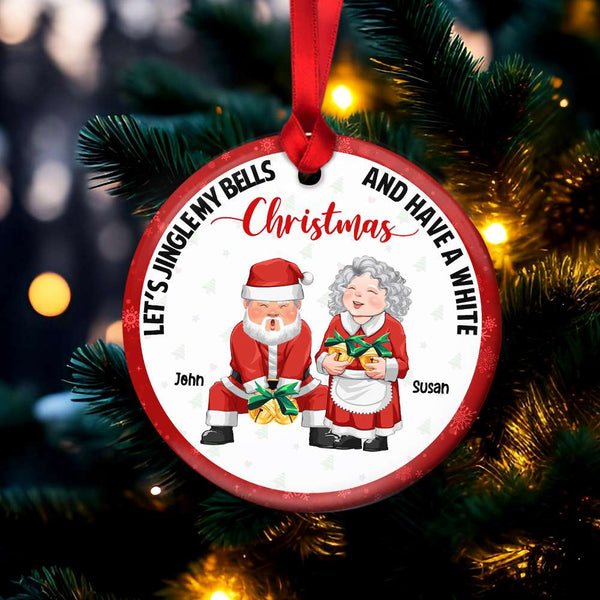 Jingle My Bells, Personalized Couple Ornament, Christmas Gifts For Couple -  Limotees