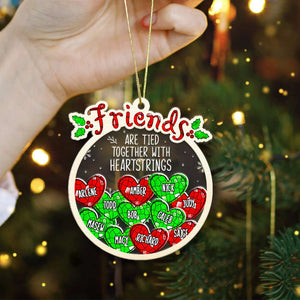 Personalized Gifts For Friends Christmas Ornament 04ACDT270924 - Ornament - GoDuckee