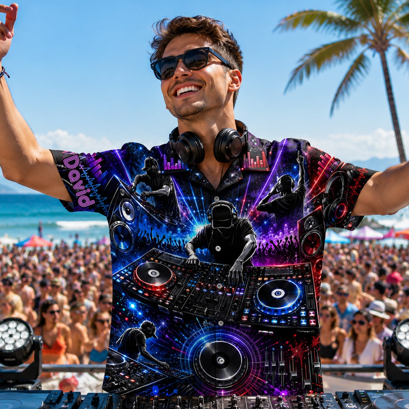Concert Summer Hawaiian Shirt Personalized Music Lover Gifts 01NALU090626 - Hawaiian Shirts - GoDuckee