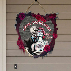 Personalized Gifts For Couple Wood Sign Until We're Dust - Wood Signs - GoDuckee