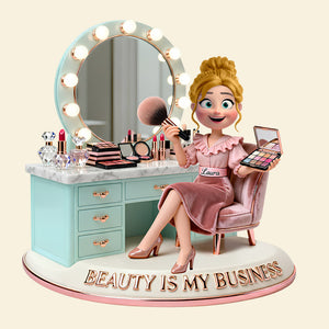 Dressing Table Acrylic Plaque - Personalized Makeup Artist Gifts 02PGDT230226 - Shaped Plaques - GoDuckee