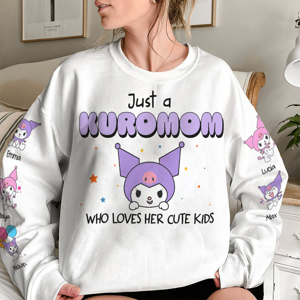 Personalized Gifts For Mom 3D Shirt Just A Mom Who Loves Her Cute Kids 03HTHN280224 - 3D Shirts - GoDuckee