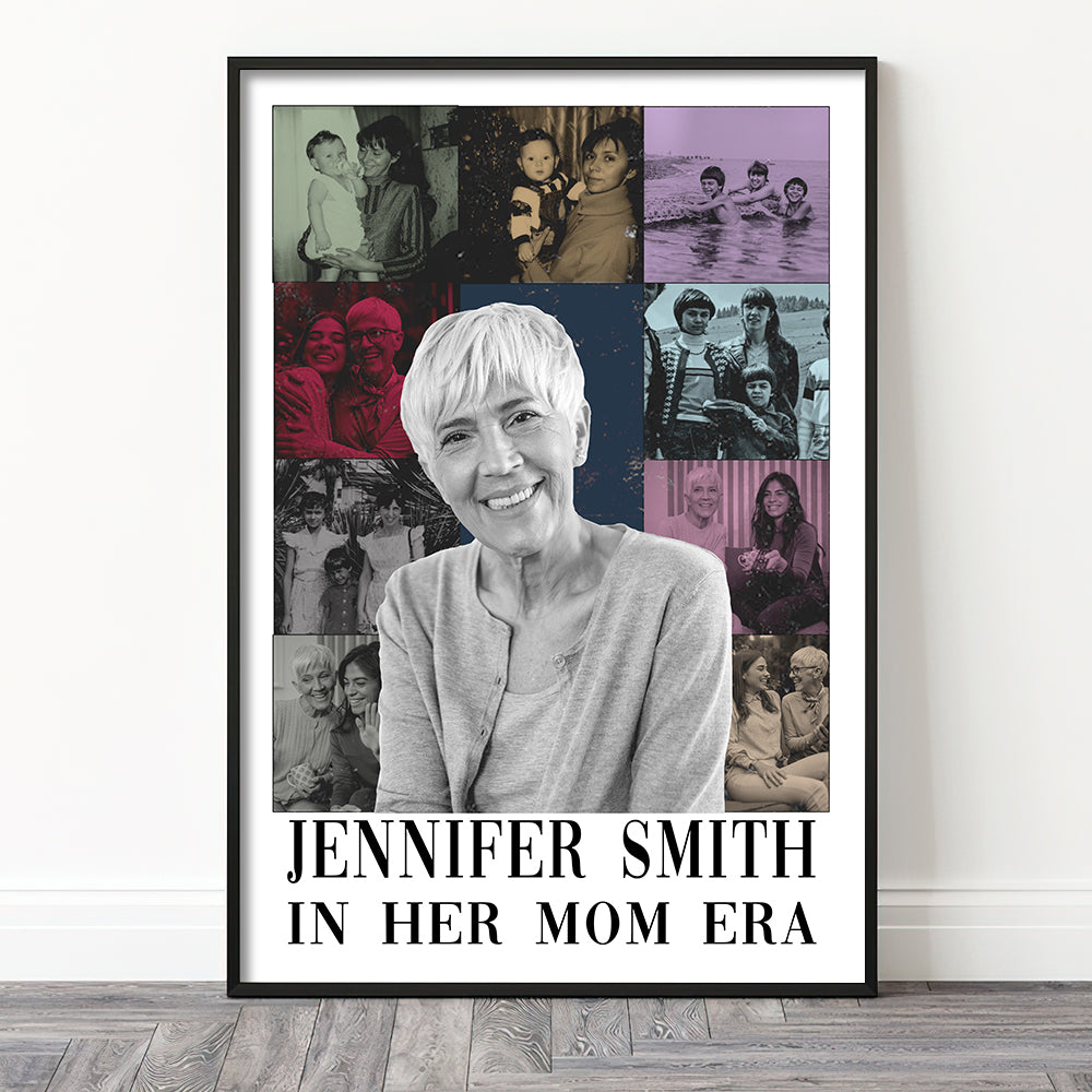 Custom Photo Gifts For Mom Canvas Print In Her Mom Era - Canvas Print - GoDuckee
