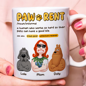 Personalized Gifts For Pet Lovers Coffee Mug Pawrent 07topu070325pa - Coffee Mug - GoDuckee