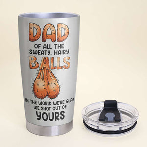 Happy Father's Day From Your Swimming Champions Personalized Tumbler Cup, Gift For Dad - Tumbler Cup - GoDuckee