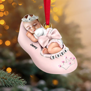 Custom Photo New Born Baby Christmas Ornament 03ohtn210924 - Ornament - GoDuckee