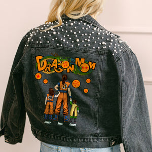 Personalized Gifts For Mom Denim Jacket 08actn040424hh - Denim Jacket - GoDuckee