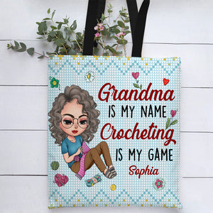 Personalized Gifts For Crochet Grandma Tote Bag 03naqn010824hh - Tote Bag - GoDuckee