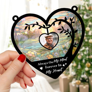 Custom Photo Gifts For Deceased Loved Ones Suncatcher Ornament Memorial Gift 01dgtn010724 - Ornament - GoDuckee