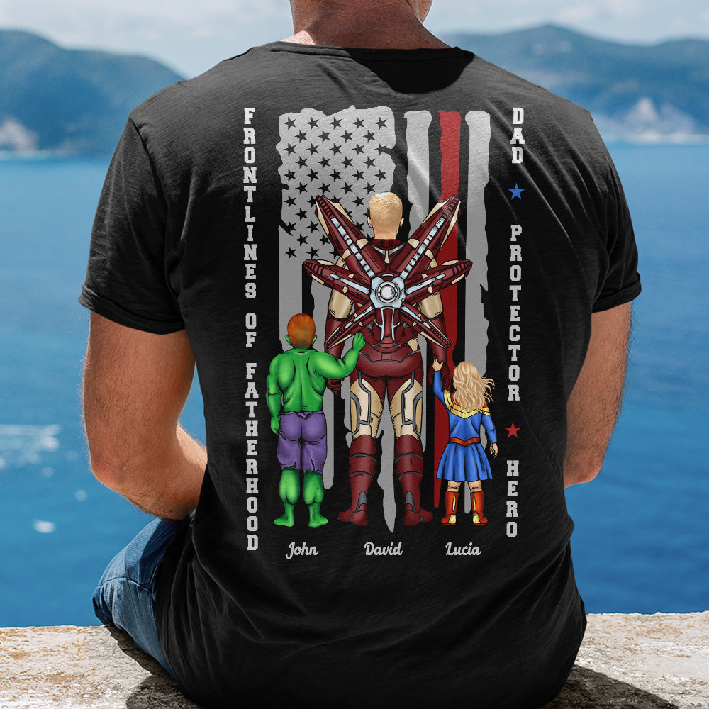 Dad Protector-TT-06dnhn230523tm Personalized Shirt - Shirts - GoDuckee