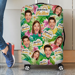 Custom Photo Gifts For Couple Luggage Cover 05DGTN020724 - Luggage Covers - GoDuckee