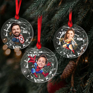 Gift For Family, Personalized Acrylic Ornament, Custom Image Kids Ornament, Christmas Gift 05NAHN110923 - Ornament - GoDuckee