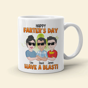 Dad Farter's Day White Mug 01dntn310523hh - Coffee Mug - GoDuckee