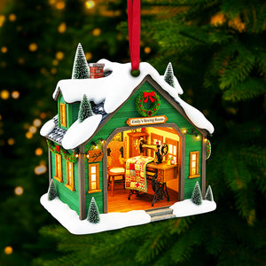 Sewing Room Christmas Ornament - Personalized Gift For Sewing Lovers 06OHLU140825 - Ornament - GoDuckee