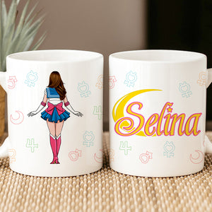 Personalized Gifts For Her Coffee Mug Custom Name Girl 01ACDT170224HH - Coffee Mugs - GoDuckee