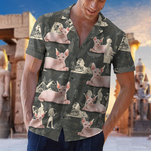 Cat Lover Ancient Egypt & Nubia Personalized Hawaiian Shirt, Gift For Summer - Hawaiian Shirts - GoDuckee