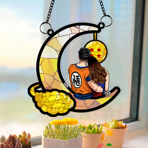 Personalized Gifts For Couple Suncatcher Window Hanging Ornament 01OHMH270524HH - Ornaments - GoDuckee