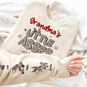 Family's Little Asses, Gift For Family, Personalized Shirt, Funny Donkey Family Shirt - AOP Products - GoDuckee