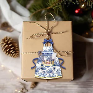 Baking Apron Ornament - Personalized Gifts For Cooking Lovers 01pglu071125 - Ornament - GoDuckee