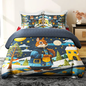 Personalized Gifts For Squirrel Lovers Quilt Bed Set 06kaqn220125 - Blanket - GoDuckee