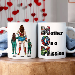Personalized Gifts For Mom Coffee Mug 05totn070325pa Mother On A Mission - Coffee Mug - GoDuckee