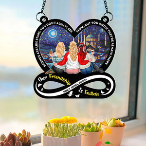 Personalized Gifts For Friends Suncatcher Ornament, Friends Like Stars 03kapu100724 - Ornament - GoDuckee