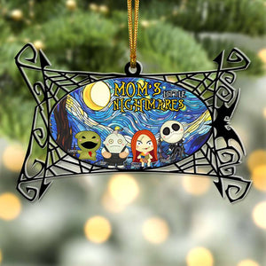 Personalized Halloween Gifts For Family Suncatcher Ornament 01KALU140824 - Ornament - GoDuckee