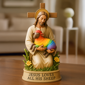 Jesus-loving LGBT Plaque Gifts For LGBT 01hupu130525 - Shaped Plaques - GoDuckee