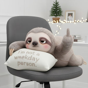Sloth Coworker Pillow, Personalized Gifts For Coworker 02ohdt151125 - Pillow - GoDuckee