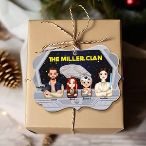 Personalized Gifts For Family Ornament, Galaxy Clan 02qhqn281024hg - Ornament - GoDuckee