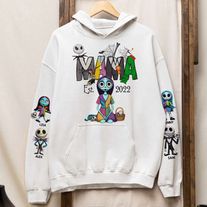 Personalized Gifts For Mom Shirt Horror Mom And Kids 04OHMH220325 - AOP Products - GoDuckee