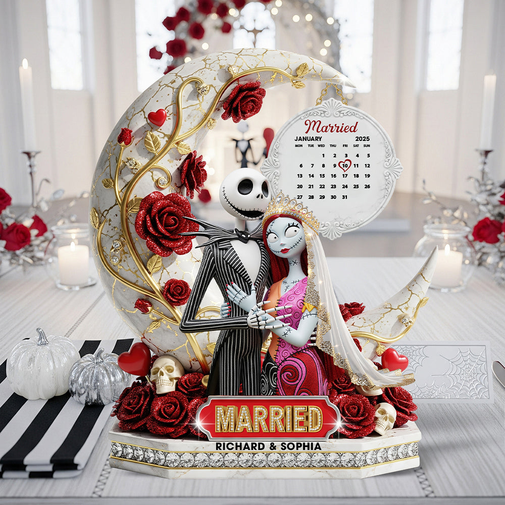 Married Couple Acrylic Plaque - Personalized Gifts For Couple 04OHQN250625 - Shaped Plaques - GoDuckee