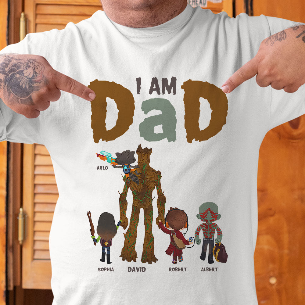 I Am Dad Personalized Shirts - 06QHQN130423 - Shirts - GoDuckee